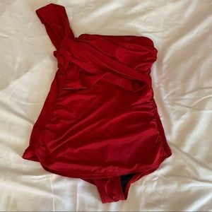 Merona Never Used One Piece One Shoulder Swimsuit (NO REFUND/EXCHANGE)
